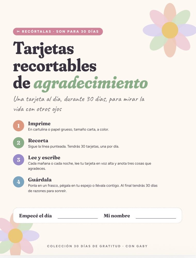 Tarjetas de agradecimiento