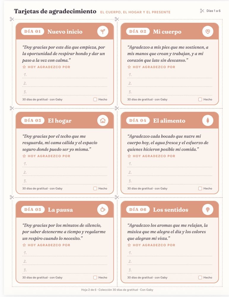Tarjetas de agradecimiento